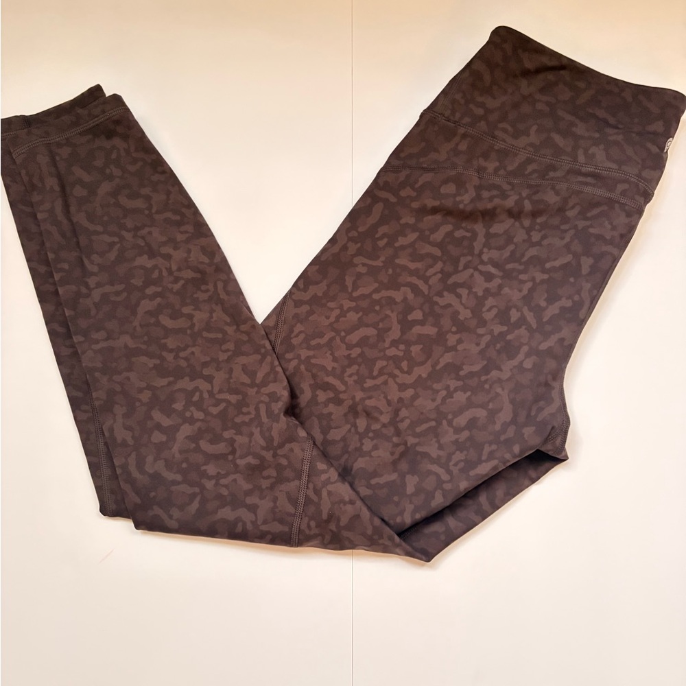 CRZ YOGA Brown Camouflage Leggings